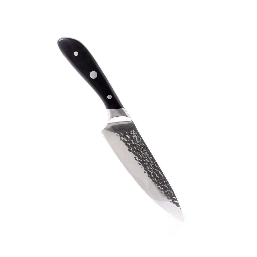 Нож Fissman HATTORI Поварской 15 см hammered (420J2 сталь) (2530) - фотография № 5