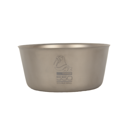 Двустенная пиала NZ Ti double wall bowl 550 ml кружка двустенная из титана nz ti double wall mug 450 ml tmdw 450fh