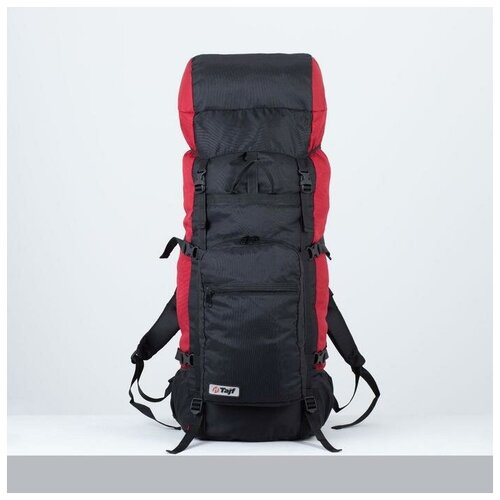 Рюкзак туристический, 90 л, отдел на шнурке, наружный карман, 2 боковые сетки, цвет чёрный рюкзак туристический 90 л на молнии цвет чёрный