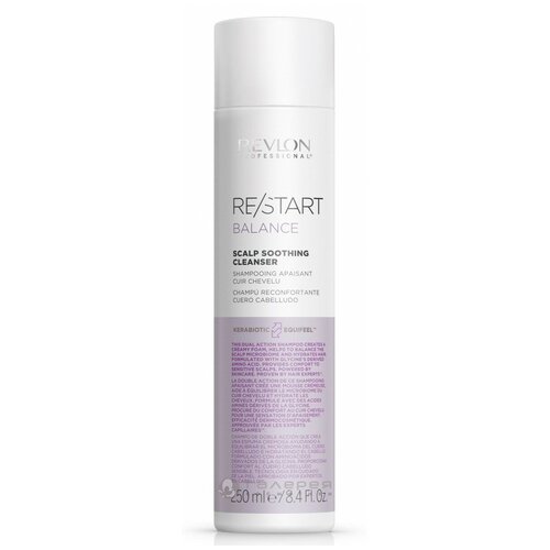 RP RESTART BALANCE SCALP SOOTHING CLEANSER Шампунь мягкий для чувствительной кожи головы, 250 мл rp restart purple cleanser укрепляющий фиолетовый шампунь 250 мл