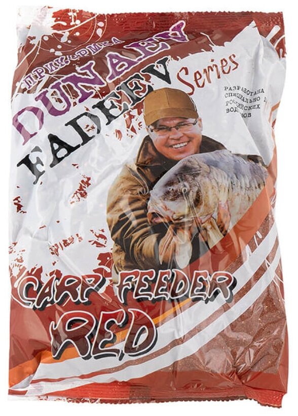 Дунаев Прикормка "DUNAEV-FADEEV" 1кг Feeder Carp Red (Карп Красная)