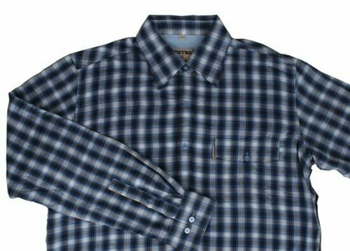 Рубашка Maestro, размер 46/S/39 ворот, синий