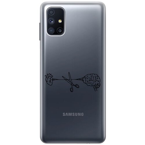 Силиконовый чехол на Samsung Galaxy M51, Самсунг М51 с 3D принтом Cut It прозрачный силиконовый чехол на samsung galaxy m51 самсунг м51 с 3d принтом cut it прозрачный