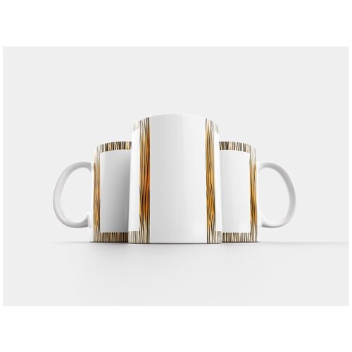 фото Кружка "рамка, тигр, украшение" 320 мл lotsprints