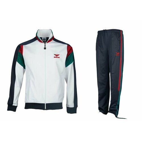 фото Костюм montanasport, олимпийка и брюки, силуэт прямой, карманы, размер 58, белый