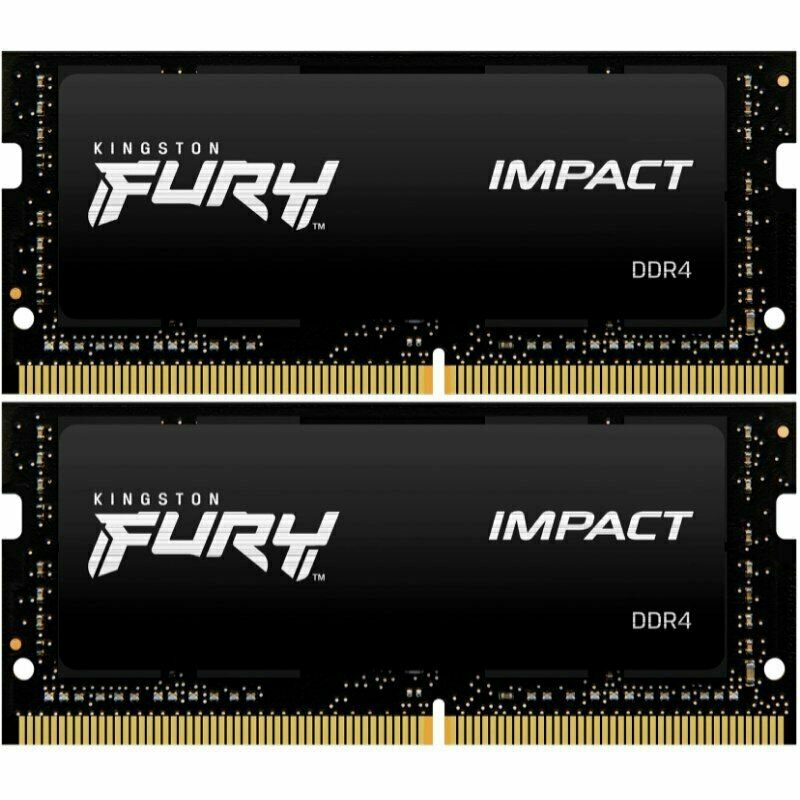 Оперативная память KINGSTON FURY Impact SODIMM DDR4 64GB (2x32GB) 2666 MHz (KF426S16IBK2/64)