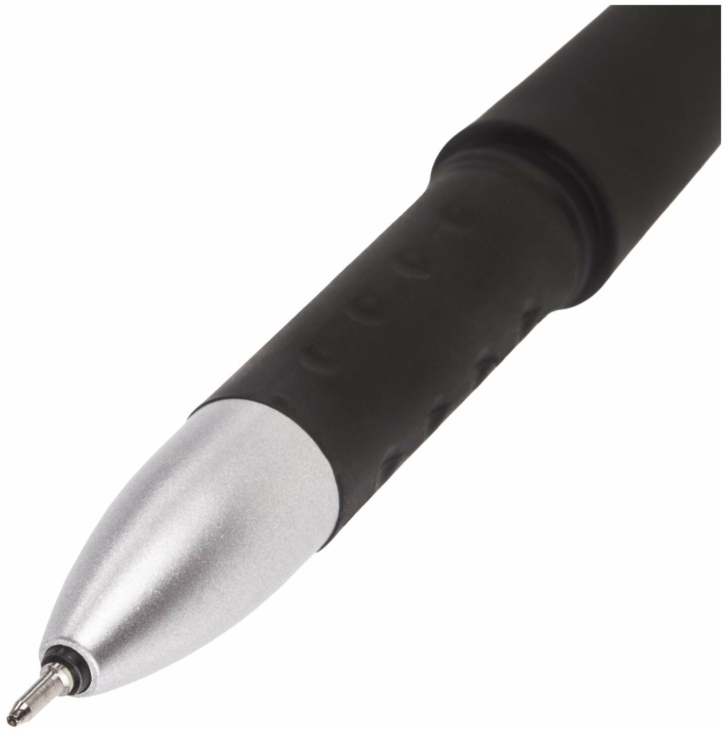 Ручка гелевая Brauberg Impulse черная 0.35мм - фото №4