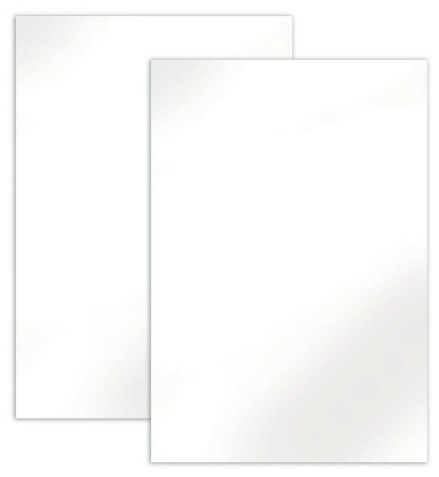 Картон для подшивки документов А4, 100 листов, немелованный, односторонний, блок 260 г/м2, бело-серый