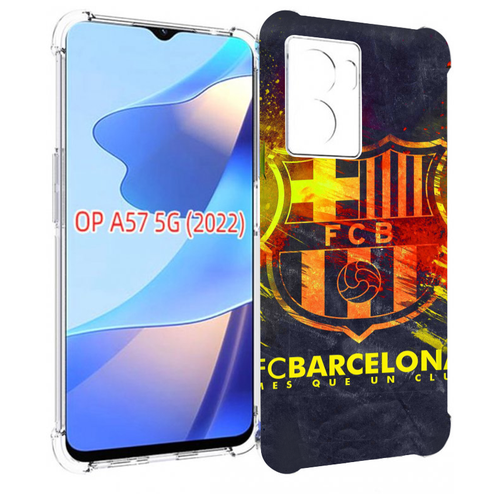 Чехол MyPads FC-Barcelona-Wallpaper-3 для OPPO A57 5G(2022) задняя-панель-накладка-бампер