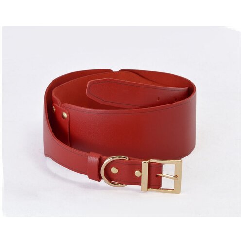 фото Ремень из натуральной кожи, красный s sitabella