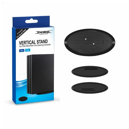 Dobe Подставка P4 Slim Vertical Stand для PlayStation 4 Slim (TP4-826), черный подставка для ps4 slim pro multi functional 6in1 ipega p4 009