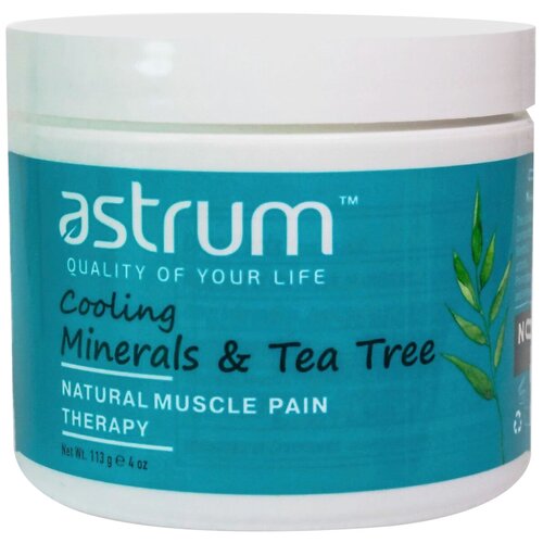 Astrum Минеральный гель для тела обезболивающий с маслом чайного дерева Cooling Minerals  Tea Tree Гель 113г