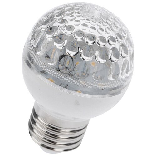 Лампа шар e27 10 LED Ø50мм зеленая 24В (постоянное напряжение) 405-614