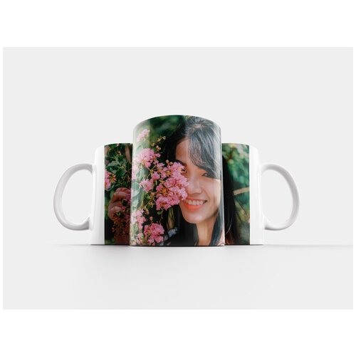 фото Кружка "девочка, женщина, лицо" 320 мл lotsprints