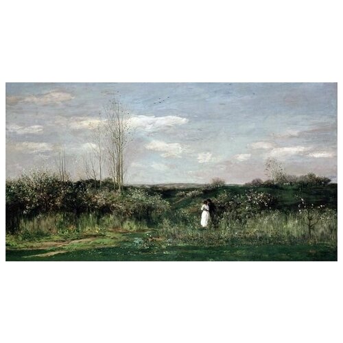      (Spring landscape)  2  - 56. x 30