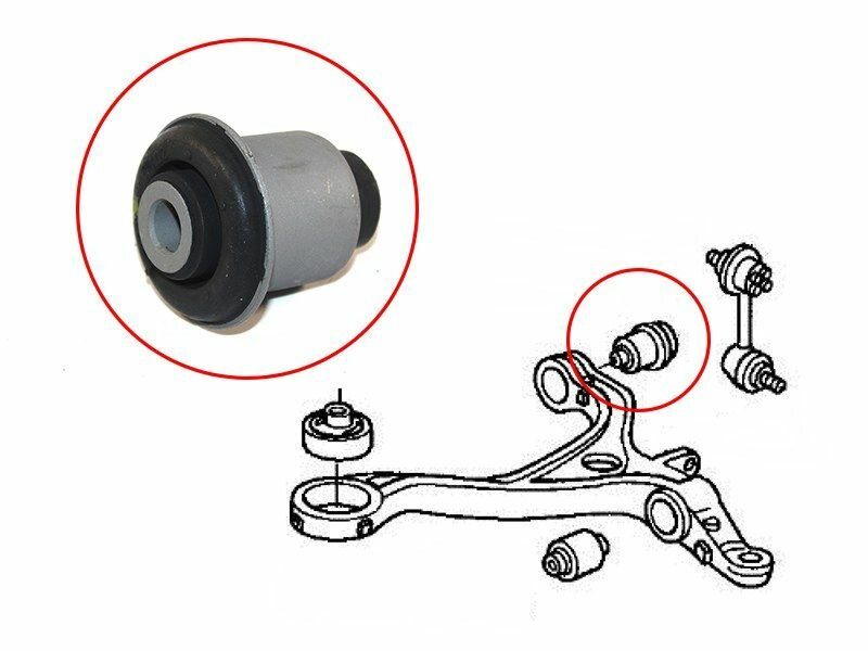 ST51393SDAA02 SAT Сайлентблок RR переднего нижнего рычага HONDA ACCORD/ELYSION/INSPIRE/ODYSSEY 03-