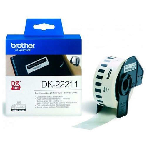 Картридж ленточный Brother DK22211 белый для Brother QL-570