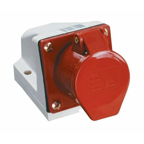 Розетка кабельная IEK (16 А, 3P+N+E, на поверхность, 400 В)