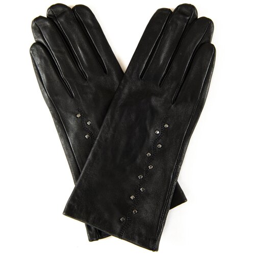 фото Перчатки кожаные женские 43, hannelore, размер 8, черный