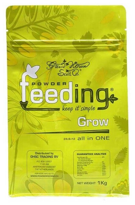 GHF Powder Feeding Grow 1 кг - фотография № 1