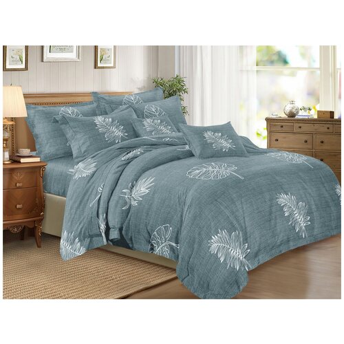 Постельное белье Ночи Венеции, семейный, полисатин, с наволочками 50х70, ПЛС-277-дуэт-50