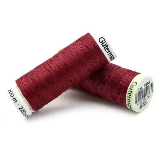 фото Набор швейных нитей (744506 нить top stitch 30м, 748277 нить sew-all 200м) 2шт/упак gutermann, 384 малиновый щербет