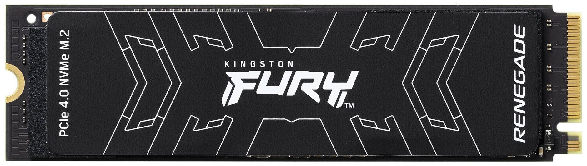 SSD диск Kingston M.2 2280 Fury Renegade 500 Гб PCI-E 4.0 x4 NVMe 3D TLC графеновый радиатор (SFYRS/500G)
