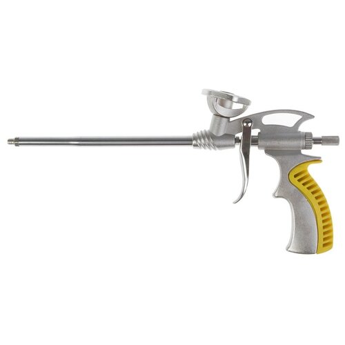 Пистолет для пены Hobbi 23-7-002 серебристый/желтый пистолет для пены ремоколор 23 7 002 голубой