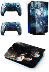 Набор наклеек Ведьмак 3: Дикая охота (The Witcher 3: Wild Hunt) для приставки Sony Playstation 5