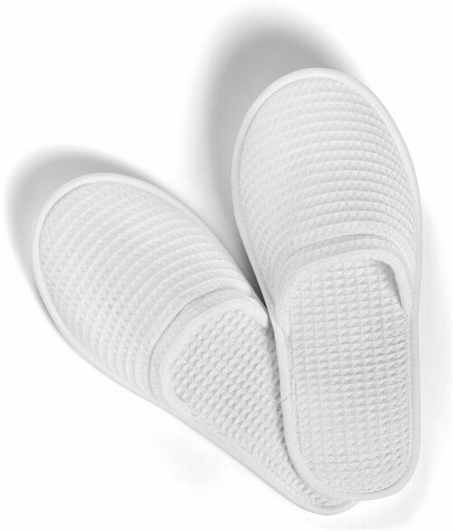 Тапочки Тапочки из хлопка Mia Waffle, 40/41 , белый (white), размер 40/41, белый