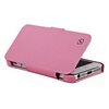 Чехол-книжка HOCO Duke folder Leather Case для iPhone 5/5s/SE Pink (розовый) - изображение