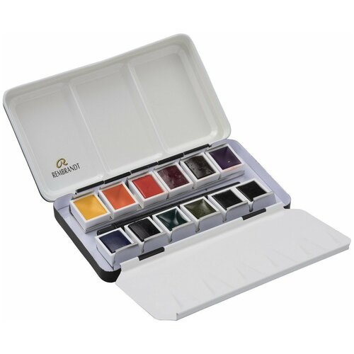 фото Набор акварельных красок rembrandt dusk 12 цветов, упаковка металл (сумеречные цвета) royal talens