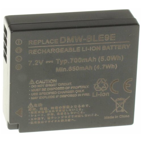 Аккумулятор iBatt iB-U1-F231 750mAh для Leica D-Lux (Typ 109), для Panasonic Lumix DMC-LX100, Lumix DMC-GF3, Lumix DMC-GF5, Lumix DMC-GX7, Lumix DMC-GF6, аккумулятор vbparts dmw bck7e 3 6v 1200mah 077143 для panasonic lumix dmc fh2