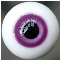 Dollmore - Glass Eye 16 mm (Глаза стеклянные фиолетовые 16 мм для кукол Доллмор)
