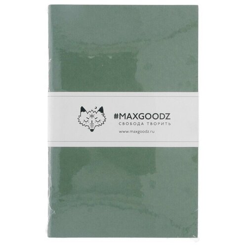 Maxgoodz Скетчбук NML-Poket 100 г/м2 А6 9 х 14 см прошивка 32 л. Болотный maxgoodz скетчбук large смола 18 27см формат b5 32л 150г м2 переплет на нитке