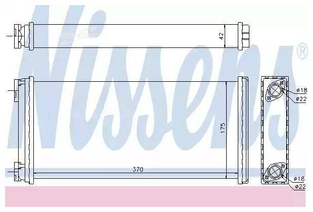 Радиатор Отопителя NISSENS 71927