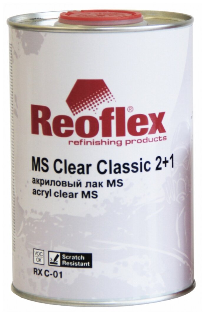 Лак Reoflex MS 2:1 (1л) Classic без отвердителя
