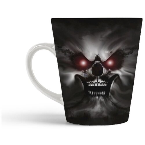 фото Кружка-латте coolpodarok злой череп. ночь
