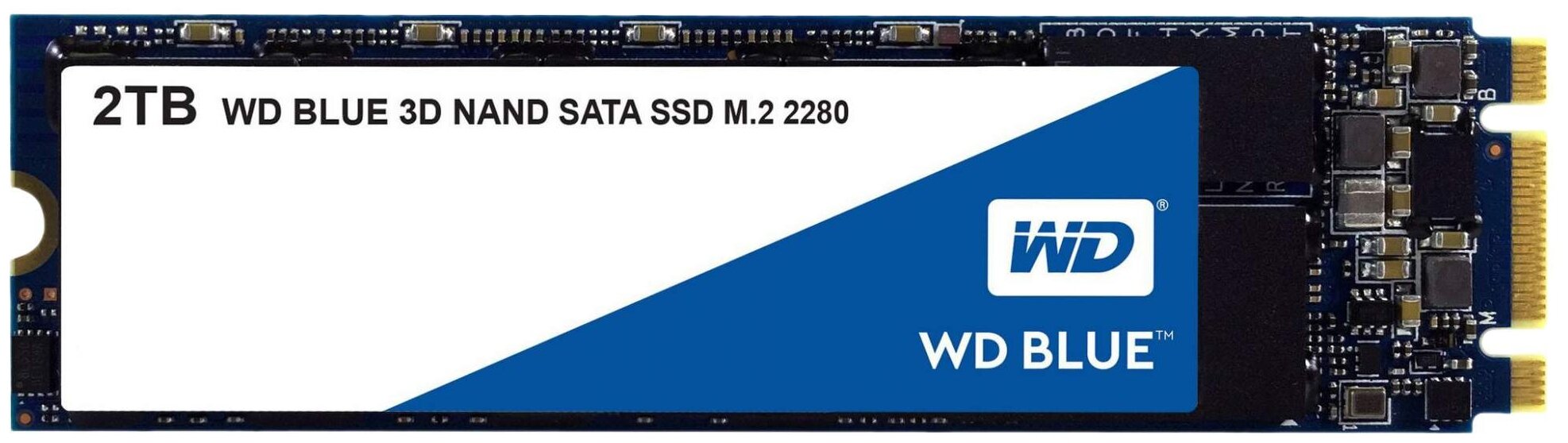 Внутренний SSD диск WD Blue 2.0TB, SATA3, M.2 (WDS200T2B0B)