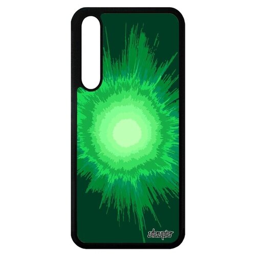 фото Красивый чехол на смартфон // huawei p20 pro // "большой взрыв" поток пространство, utaupia, зеленый