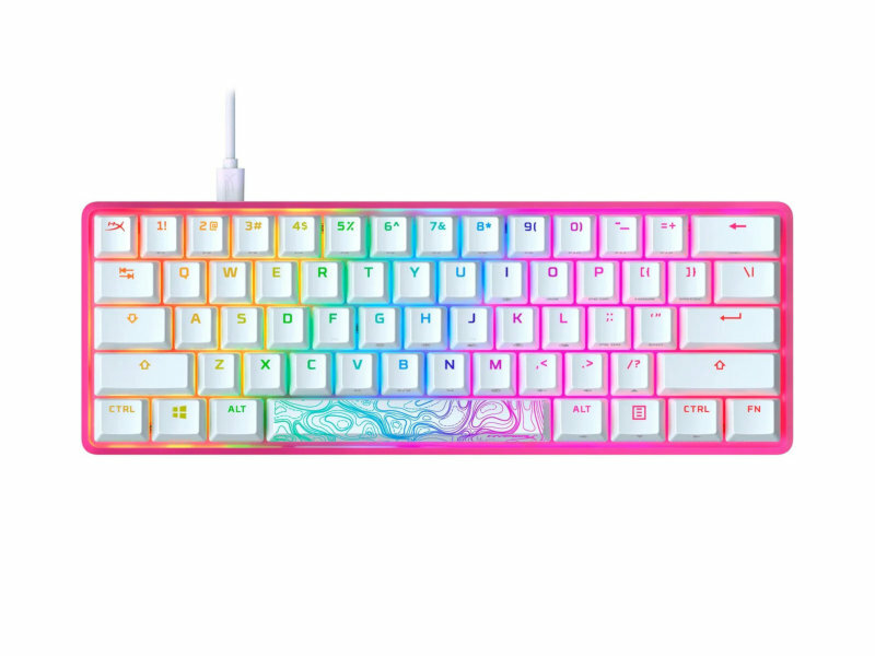 Клавиатура HyperX Alloy Origins 60 (Red Switches) Pink