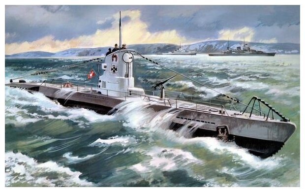 Постер на холсте Подлодка (Submarine) №3 65см. x 40см.