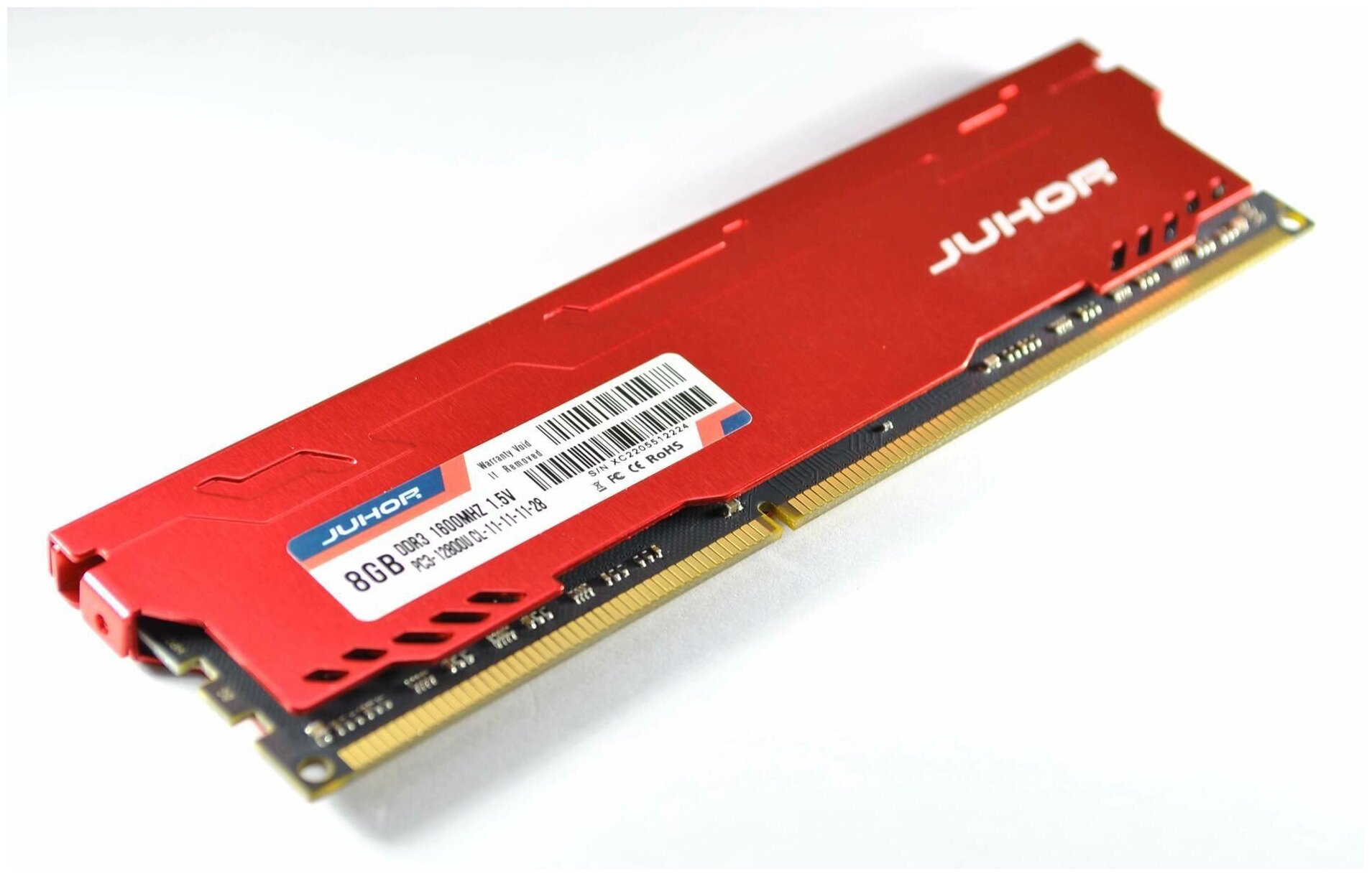 Оперативная память с радиатором JUHOR 8Гб DDR3 1600MHZ PC3-12800U