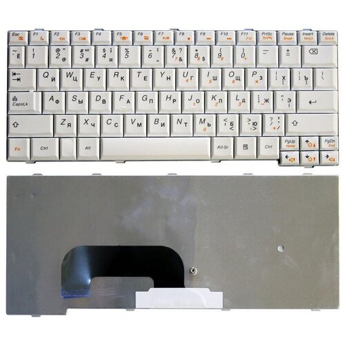 Клавиатура для ноутбука Lenovo IdeaPad S12 белая 1087₽