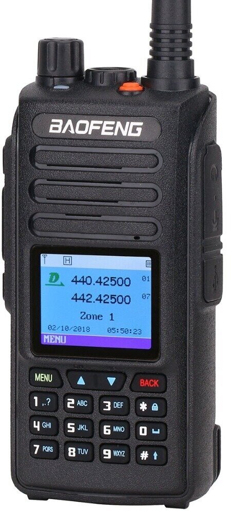 Рация Baofeng DM-1702 (Tier I и Tier II) VHF/UHF без GPS