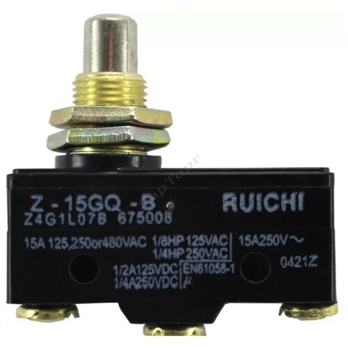 Z-15GQ-B, Микропереключатель (15A 250VAC) микропереключатель ruichi z 15gd b 15a 250vac