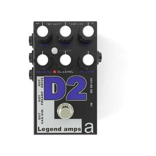 Двухканальный гитарный предусилитель AMT Electronics D-2 Legend Amps 2 AMT electronics Россия