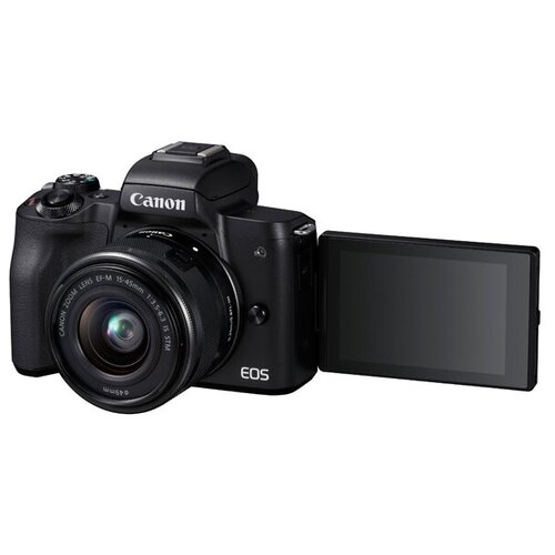 Фотоаппарат системный премиум Canon EOS M50II EF-M15-45 IS STM Kit Black