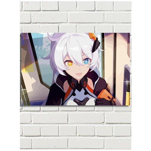 Картина по номерам игра Honkai impact - 8893 Г 60x40 картина по номерам игра honkai impact 8890 г 60x40