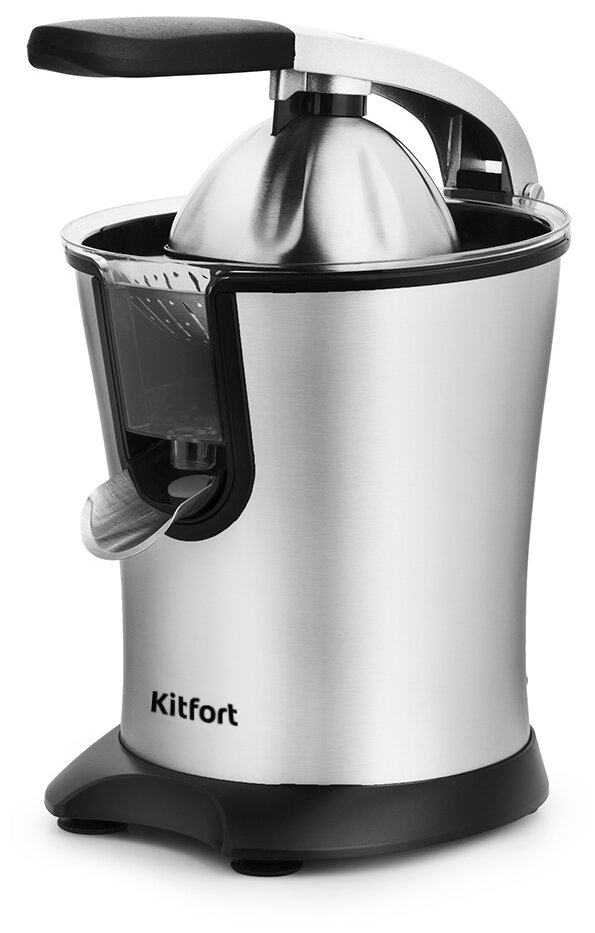 Соковыжималка Kitfort KT-1108 Silver-Black